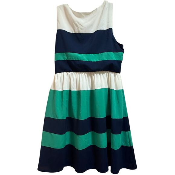 Ya Los Angeles Striped Sleeveless Mini Dress - Size Large - NWT - Picture 8 of 8